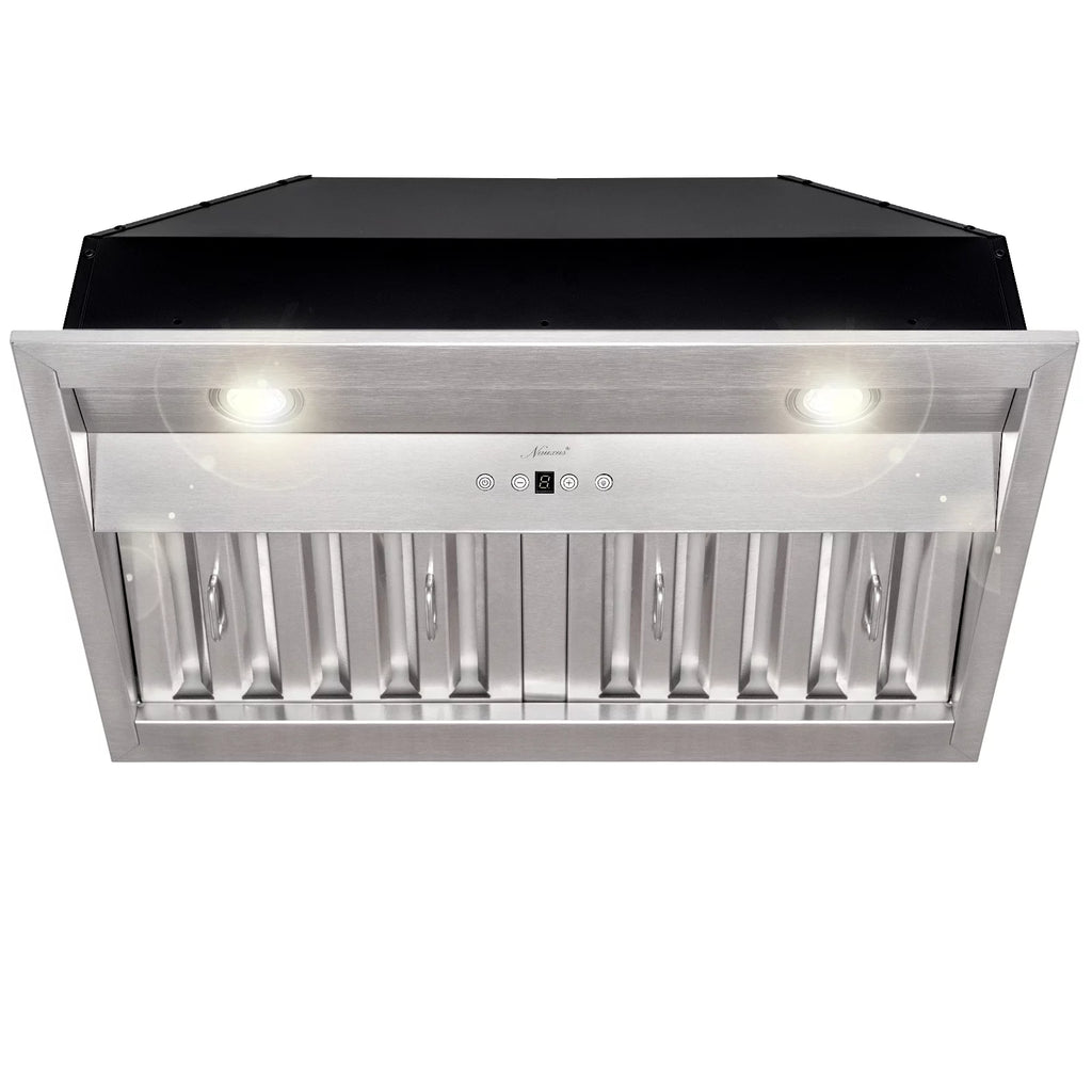 30 Inch Stainless Steel Ducted Range Hood Insert, 600 CFM V283