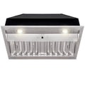 30 Inch Stainless Steel Ducted Range Hood Insert, 600 CFM V283