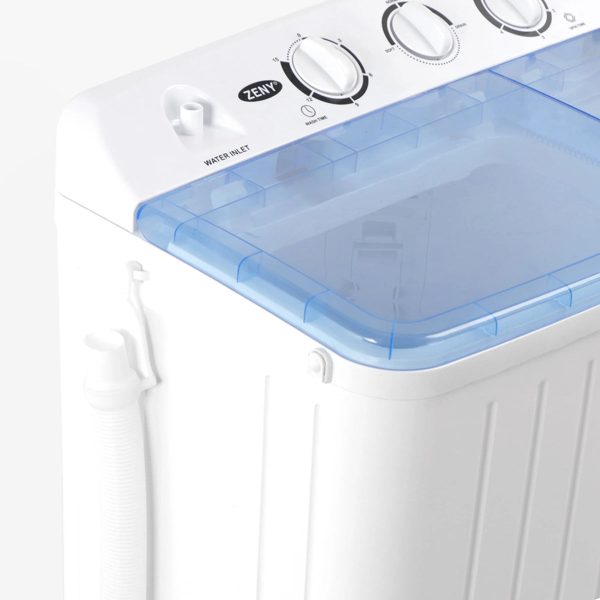 Portable Compact Mini Twin Tub Washing Machine 17.6lbs Capacity H6204