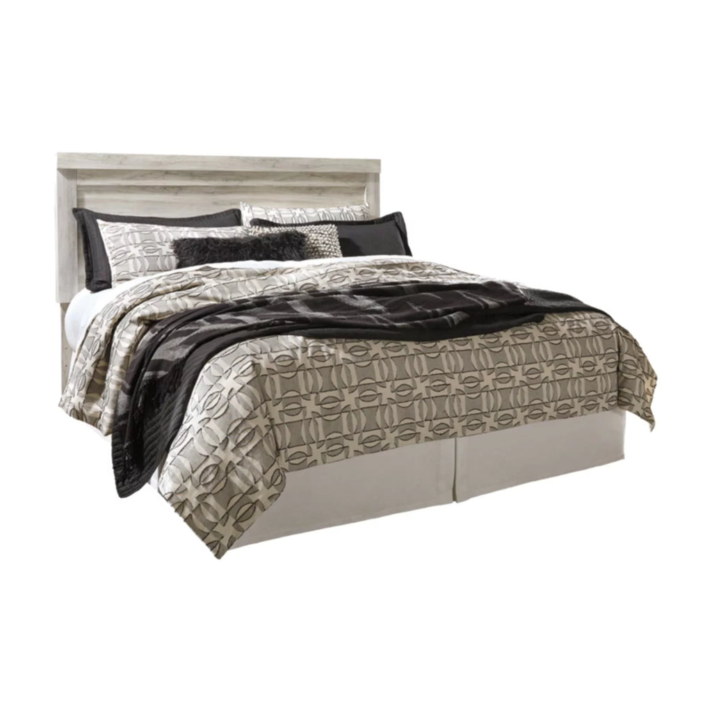 King Panel Headboard in Whitewash E552646
