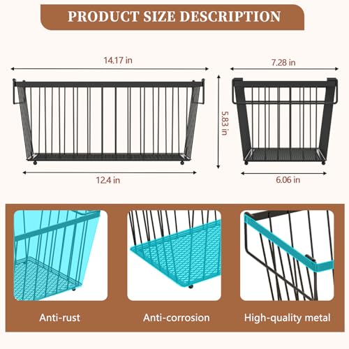 4 Pack Leak-Proof Freezer Organizer Bins P332