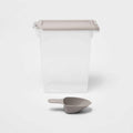 Pet Food Storage Tub with Built-in Scoop N865746