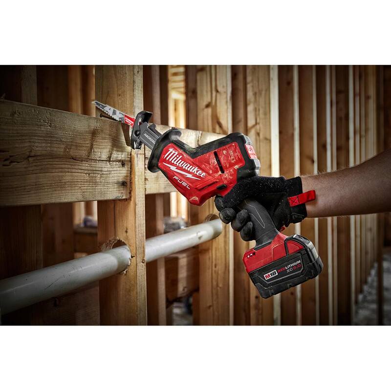 18V Lithium-Ion Brushless Cordless Reciprocating Saw & Caulk Gun with Two 6.0Ah Batteries S13802