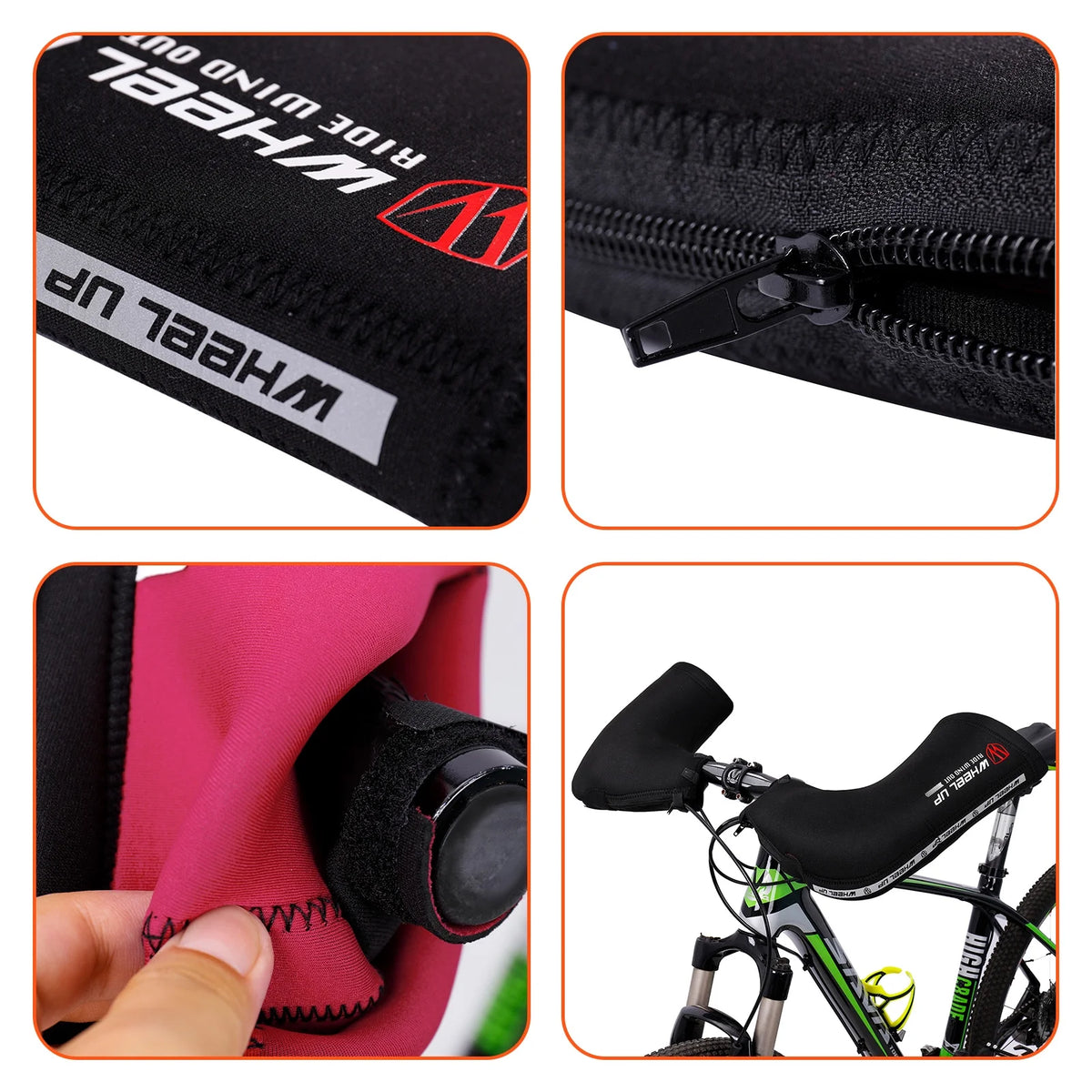 Cold Weather Bike Handlebar Mittens E4397