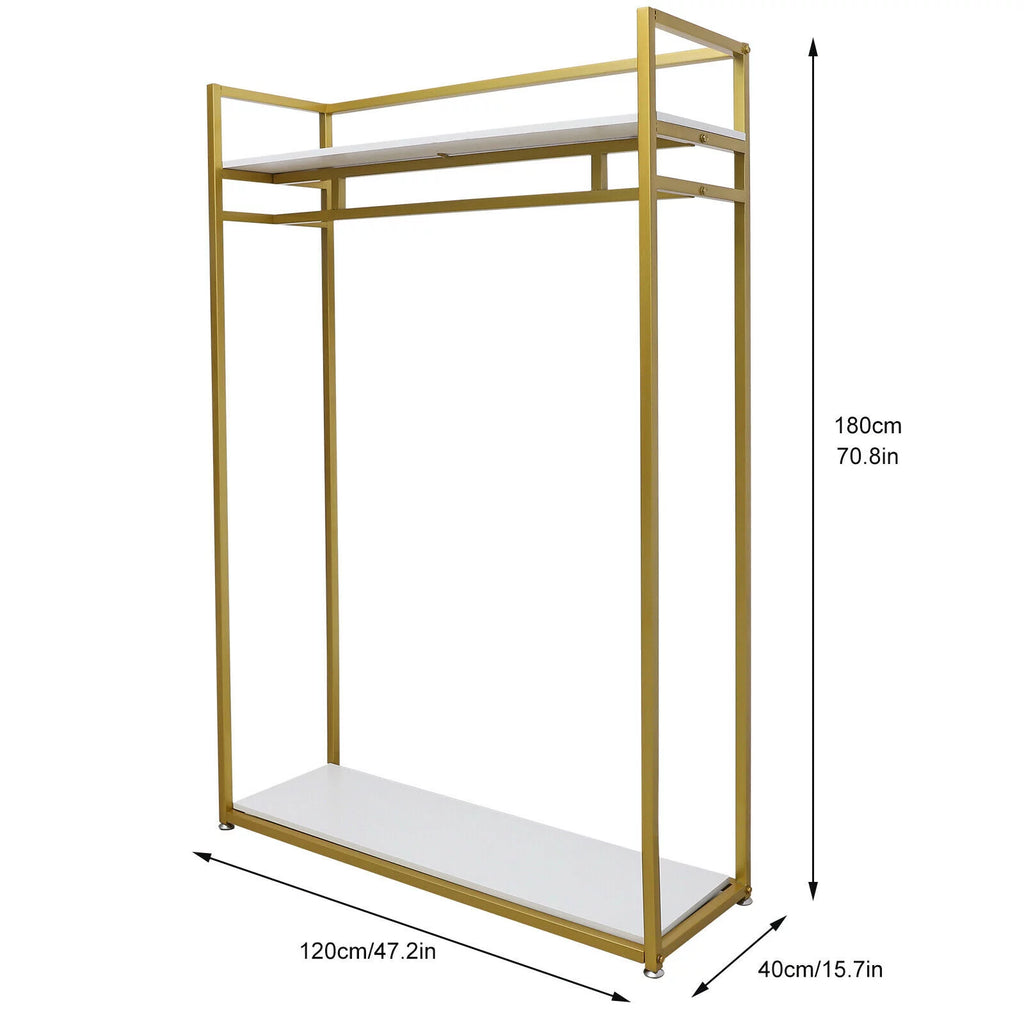 Gold Metal Clothes Rack L789