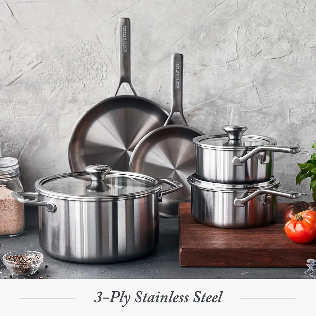 14 Piece Stainless Steel Cookware Set H691
