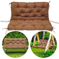 Waterproof Sun-Resistant Outdoor Bench Cushion with 8 Nonslip Ties X248