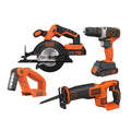 20 Volt 4-Tool Kit with Drill, Circular Saw, Reciprocating Saw, and Work Light Q245384