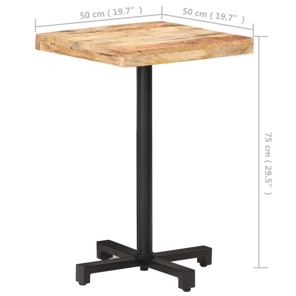 Bistro Table Rough Mango Wood G735797