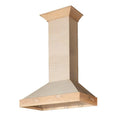 36 in. Unfinished Wooden Wall Range Hood C9934