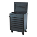 Slate Gray 6-Drawer Service Cart P270