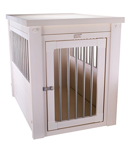 Black Medium Dog Crate End Table Q350660