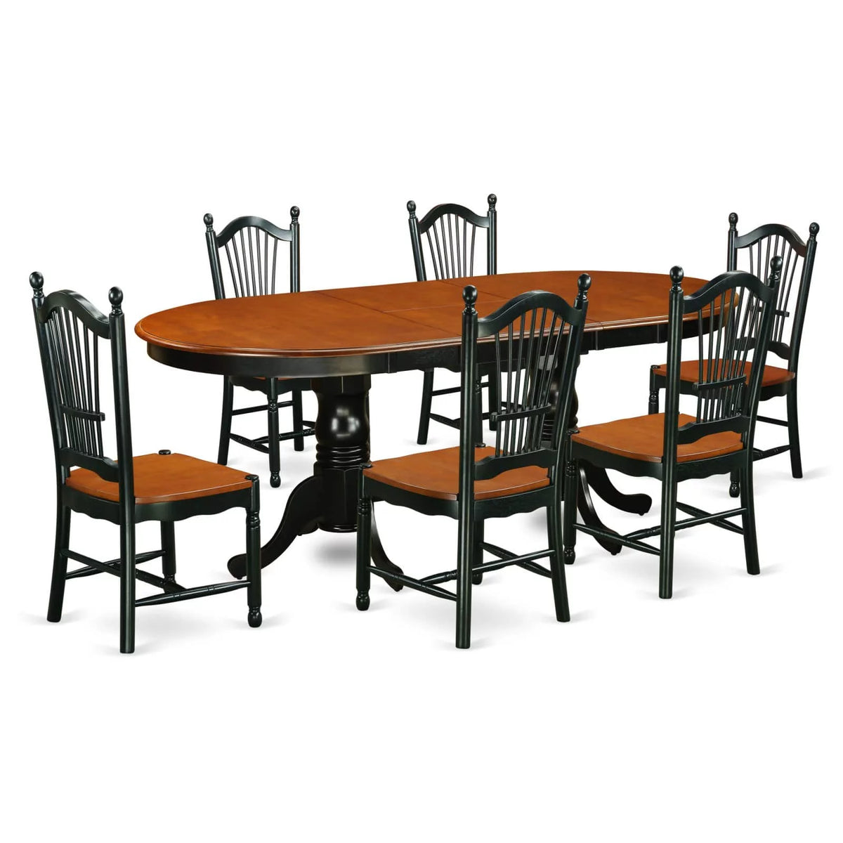 7 Piece Wood Dining Room Set S10479