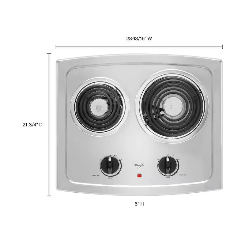 21 in. 2 Elements Electric Cooktop H661656