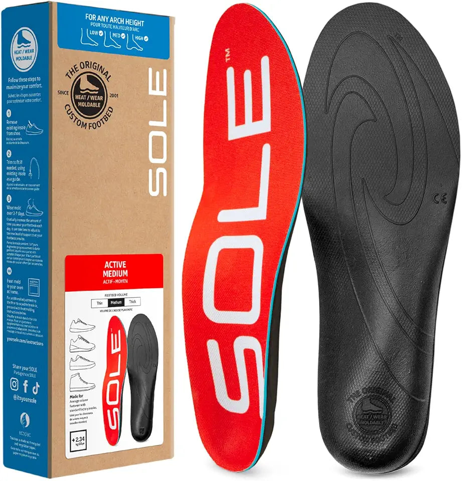 Arch Support Insoles Men's Size 12/Women's Size 14 K329412