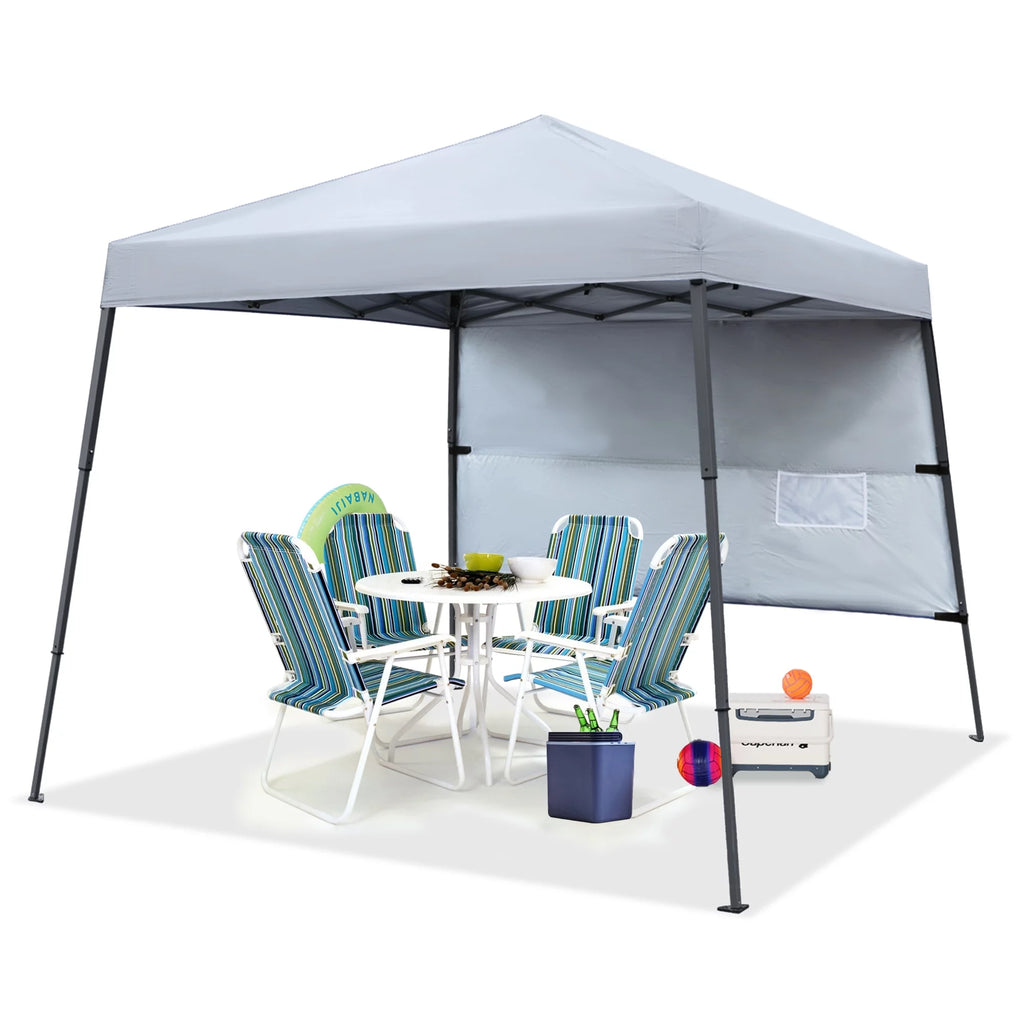 10ft x 10ft Pop Up Canopy Tent with Sidewall Y1491