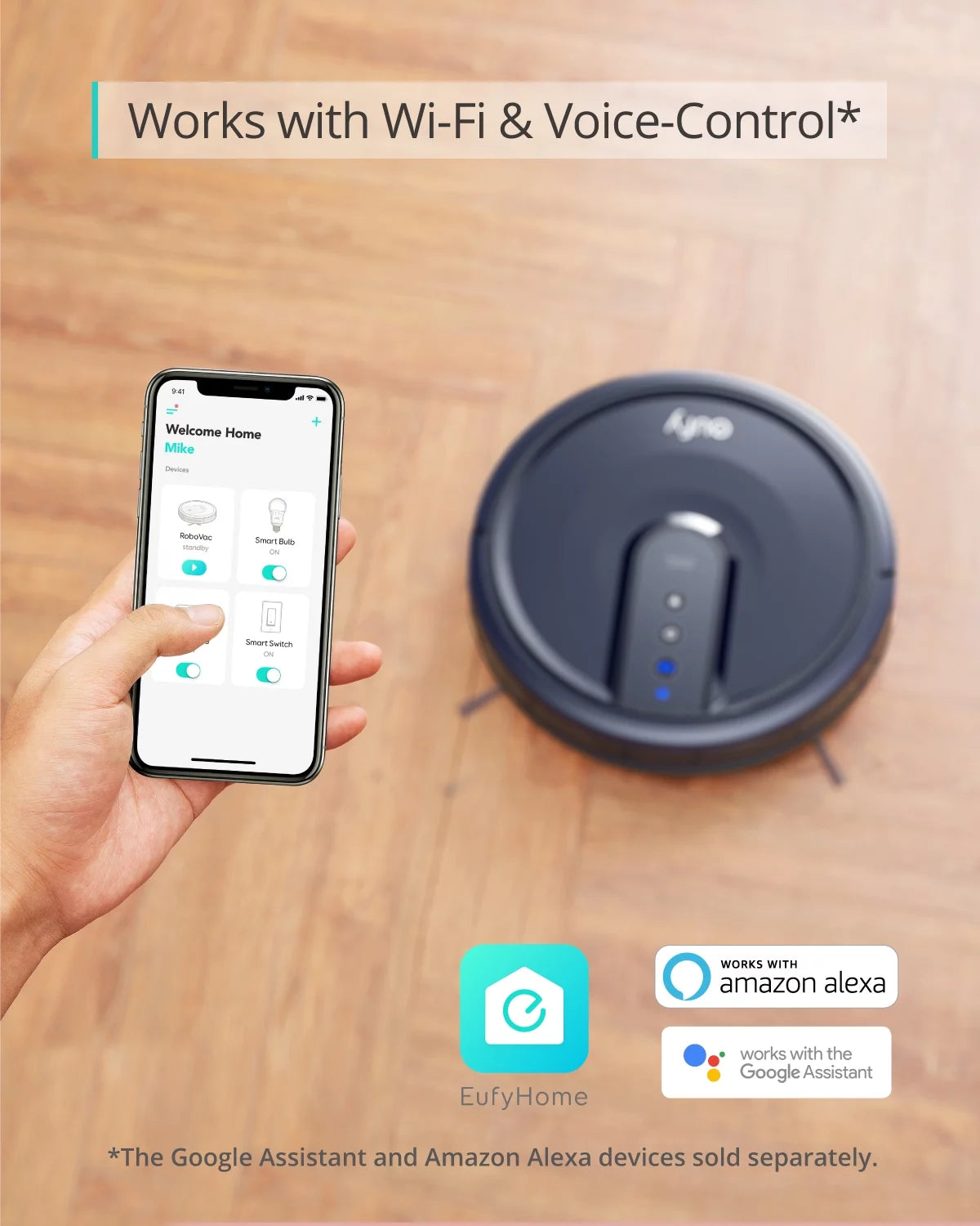 Wi-Fi Connected Robot Vacuum N567407