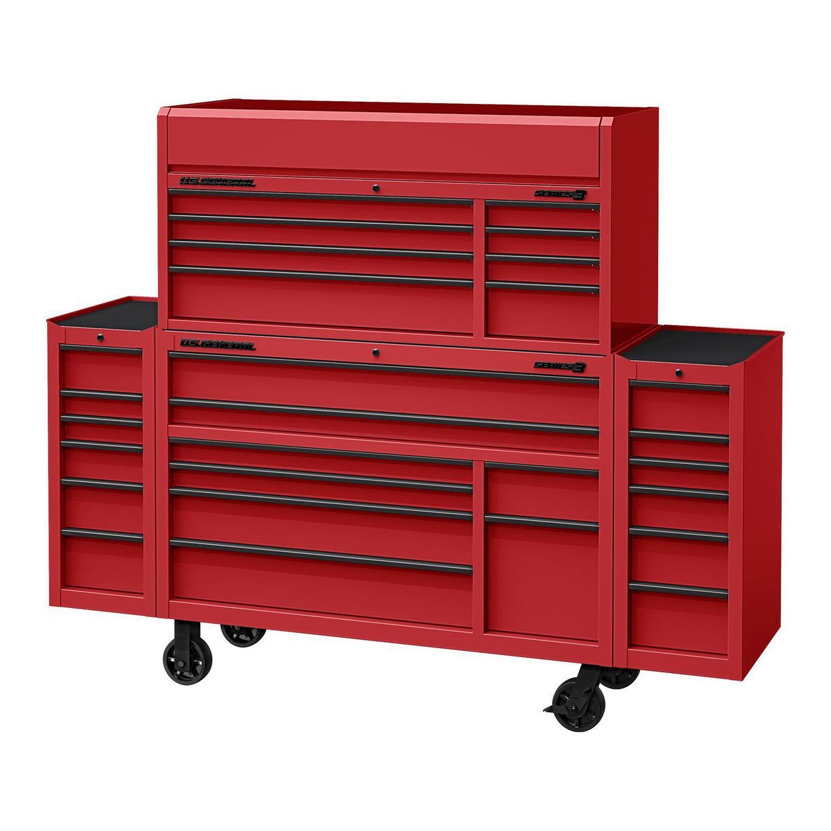 56 in. x 22 in. Red Roll Cab S70594