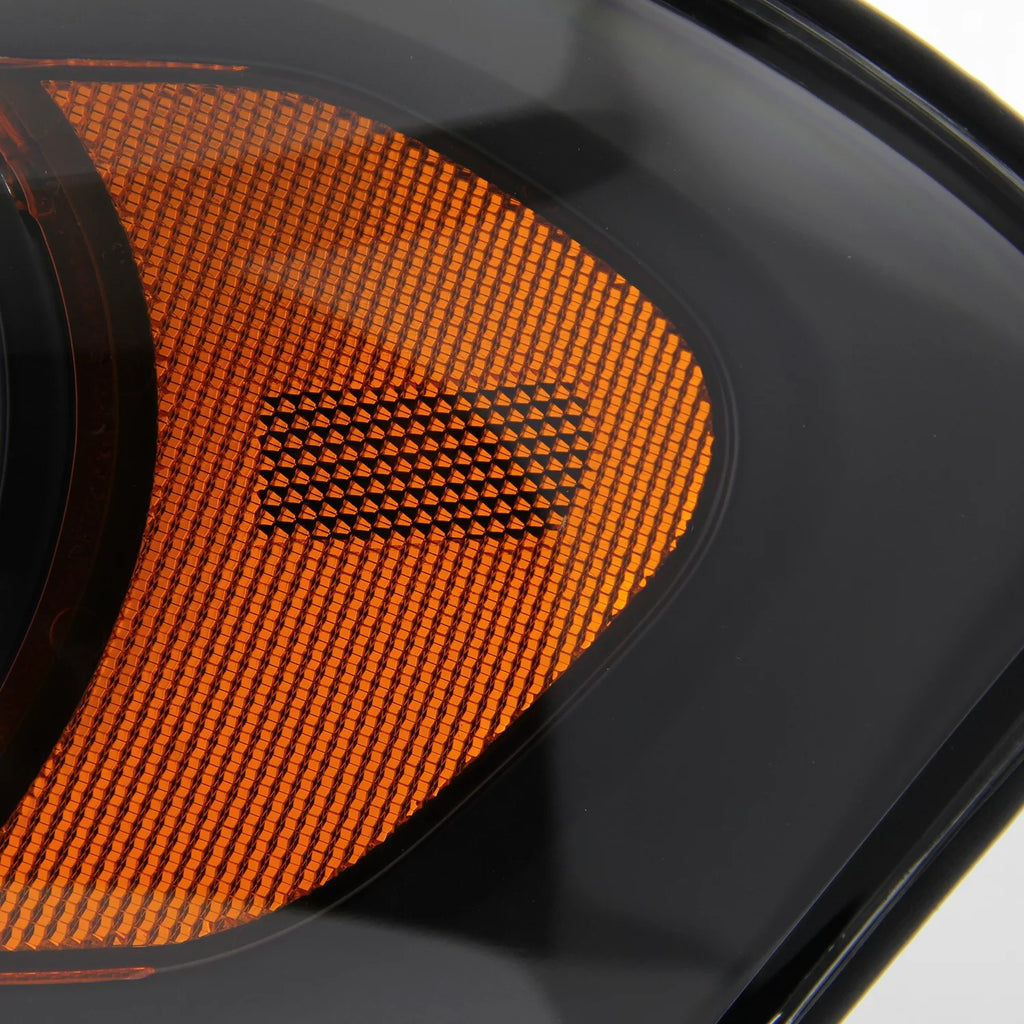 Black Bezel Headlights Pair F572