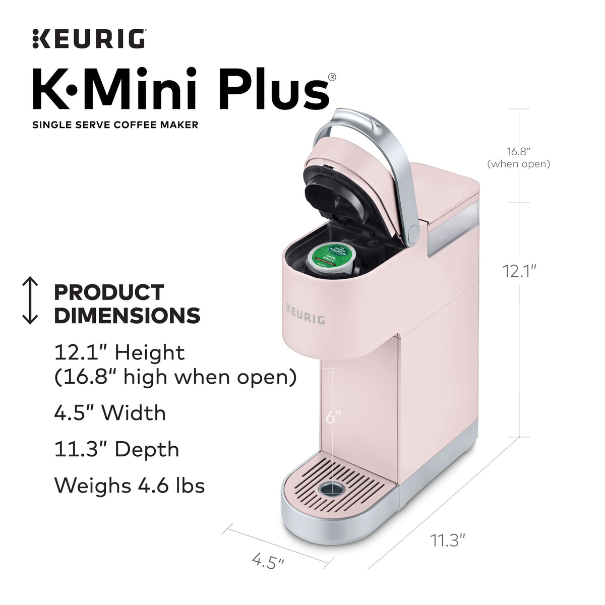 Single Serve K-Cup Pod Coffee Maker A165537
