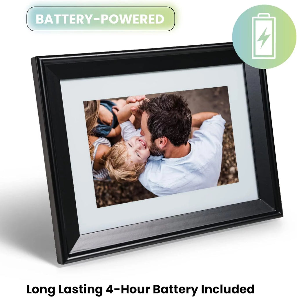 10in WiFi Digital Photo Frame with Battery 32GB Black L685402