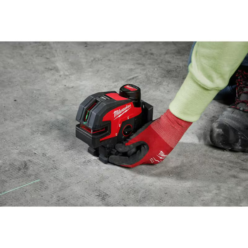 12-Volt Lithium-Ion Cordless Green Cross Line Laser Kit P80625