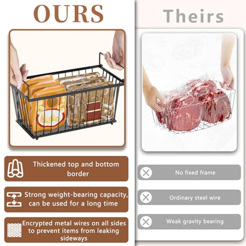 4 Pack Leak-Proof Freezer Organizer Bins P332