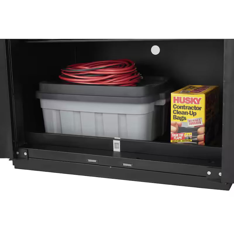 Heavy Duty Welded Steel Garage Storage System in Black U6730