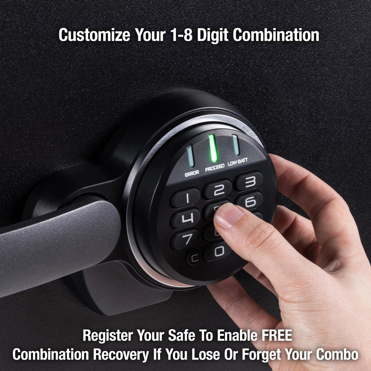 Water and Fire-Resistant Safe with Digital Keypad Lock, 2.0 cu. ft. D36402