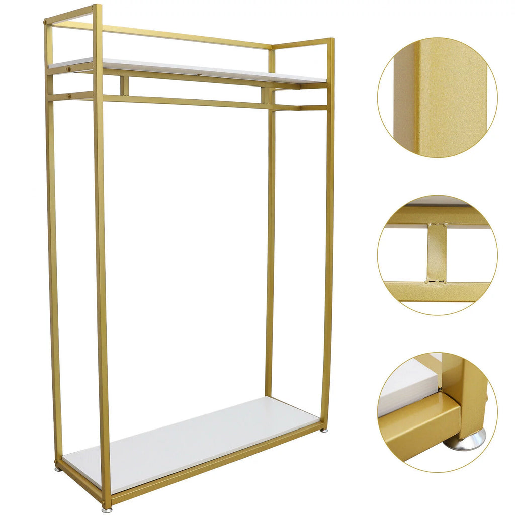 Gold Metal Clothes Rack L789