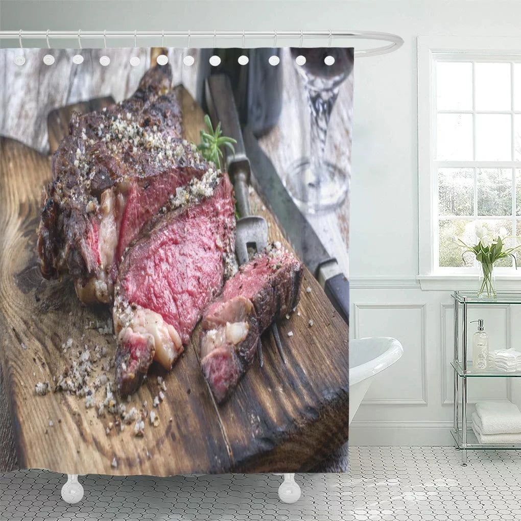 Brown Beef Barbecue Shower Curtain 60x72 inch T646933