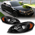 Black Bezel Headlights Pair F572