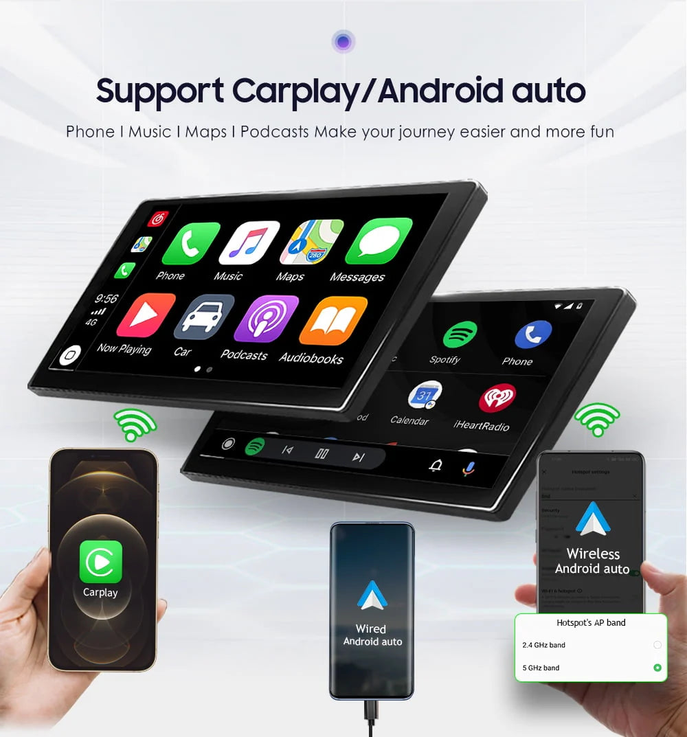 Android 12.0 Car Stereo Radio Head Unit GPS Navigation Carplay F862145