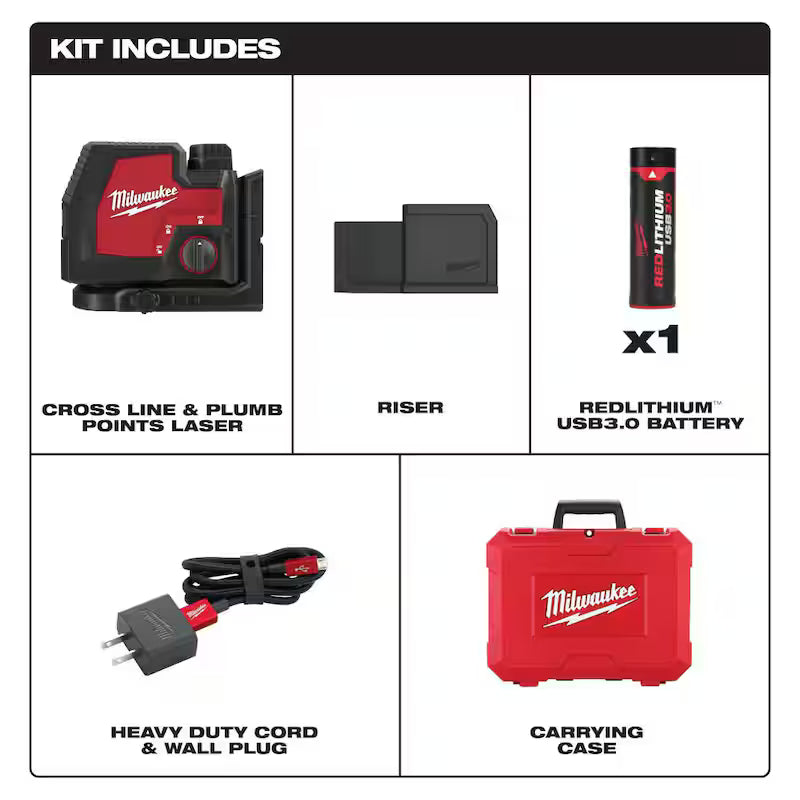 Green 100 ft. Rechargeable Laser Level with Lithium-Ion USB Battery P1692