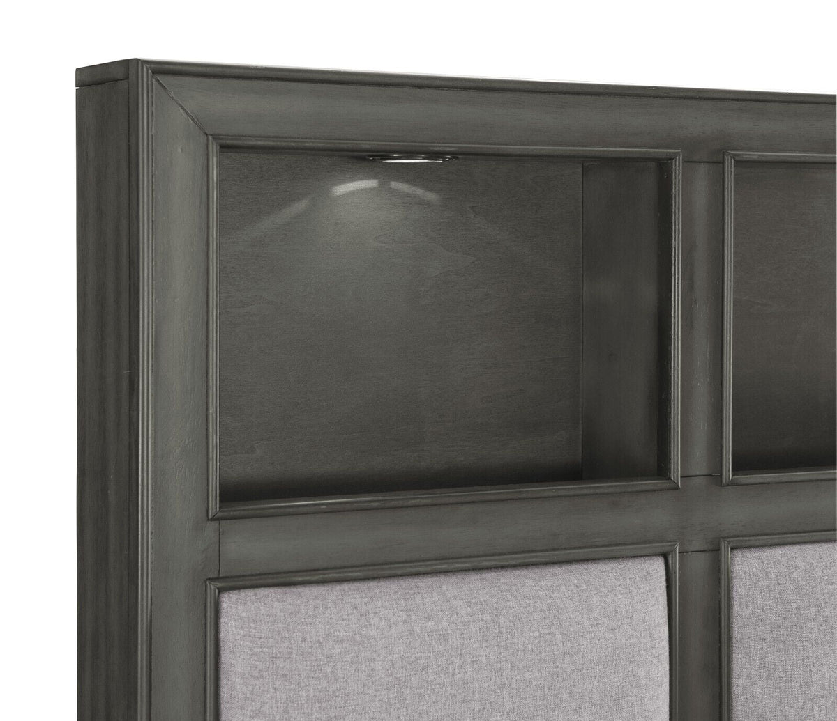 King Size Platform Bed with Storage and USB Port T9947