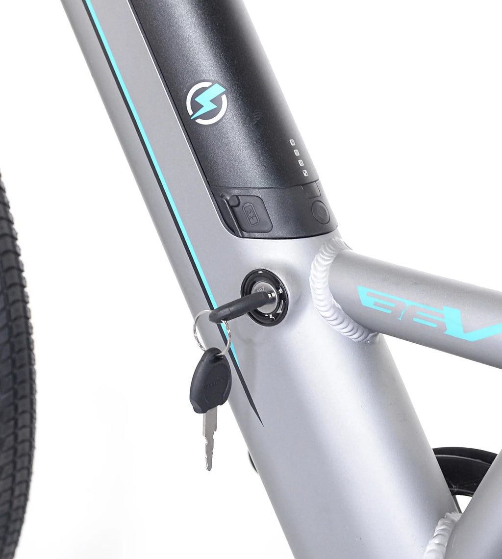 Gray 350W Step-Through Electric Bicycle C573