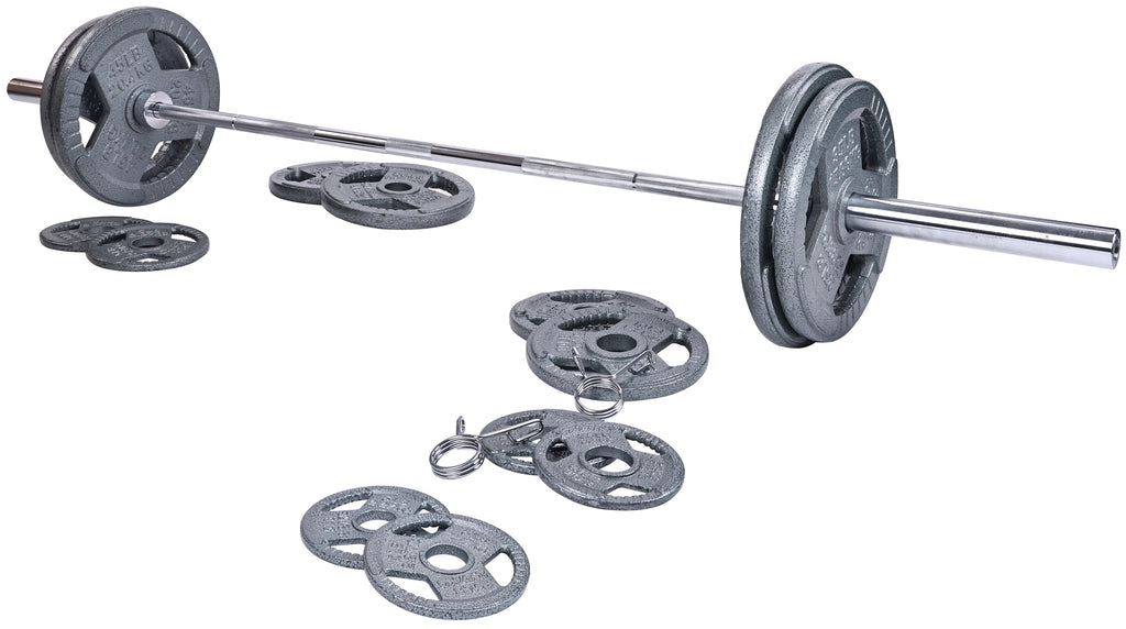 Cast Iron Olympic Weight Set 300-Pound B64114