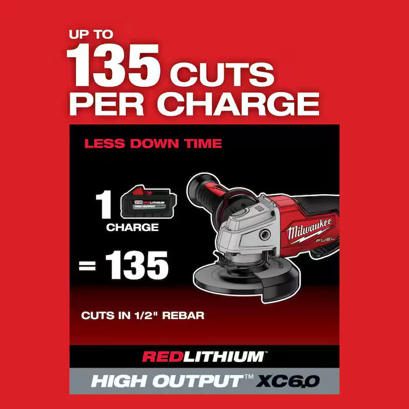 18V Lithium-Ion Brushless Cordless 4-1/2 in./5 in. Grinder with Deep Cut Bandsaw A79939