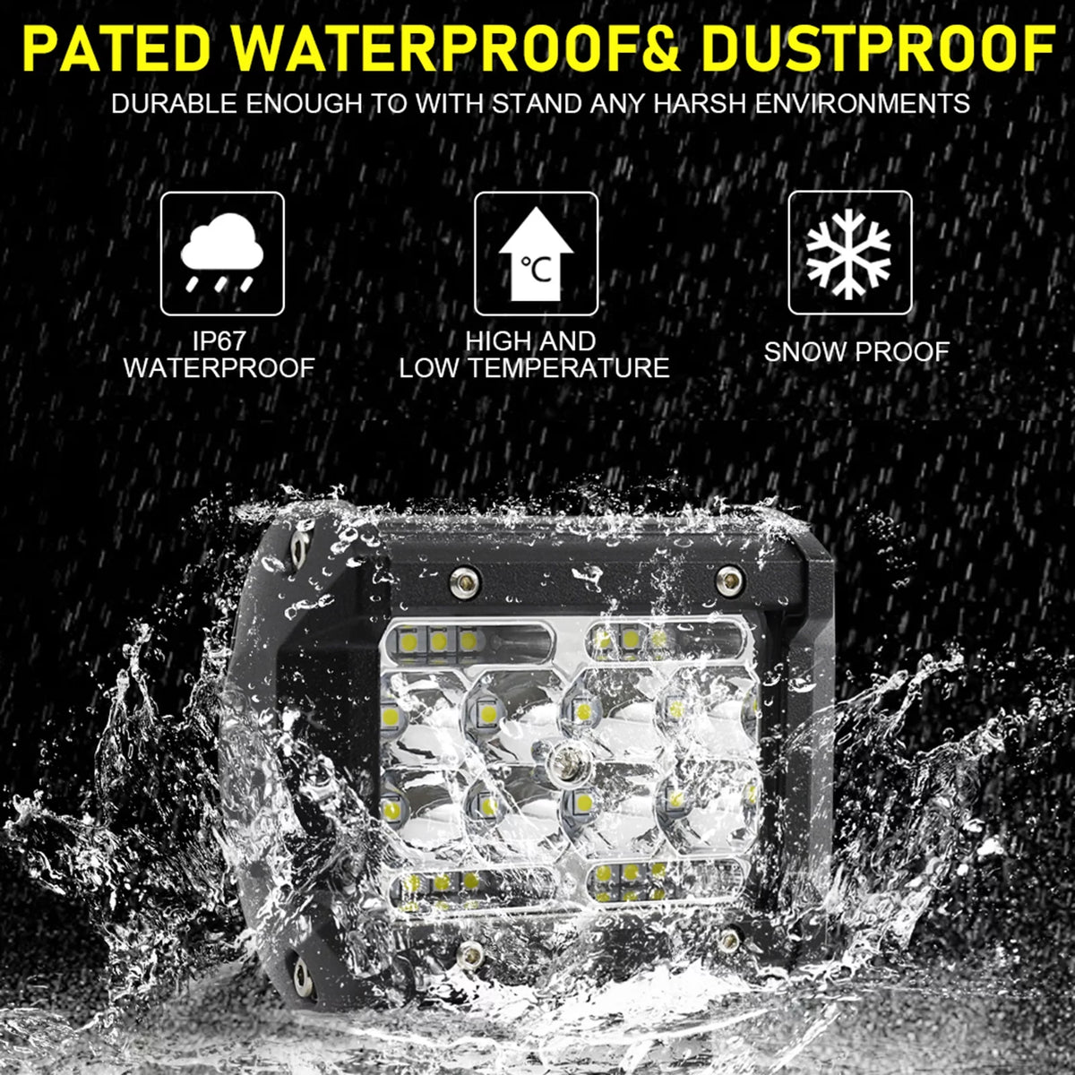 4 Inch Waterproof LED Driving Lights R536