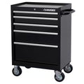 27 in. W 5-Drawer Gloss Black Rolling Tool Cabinet P602