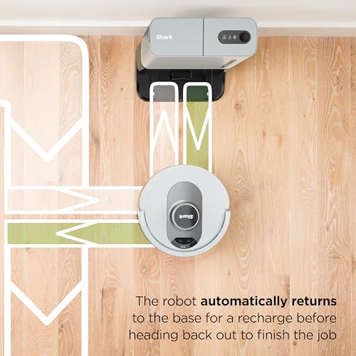 Voice Control Robot Vacuum with Home Mapping, Self-Empty Base, Cool Grey R769