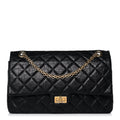 Quilted Flap Black T845