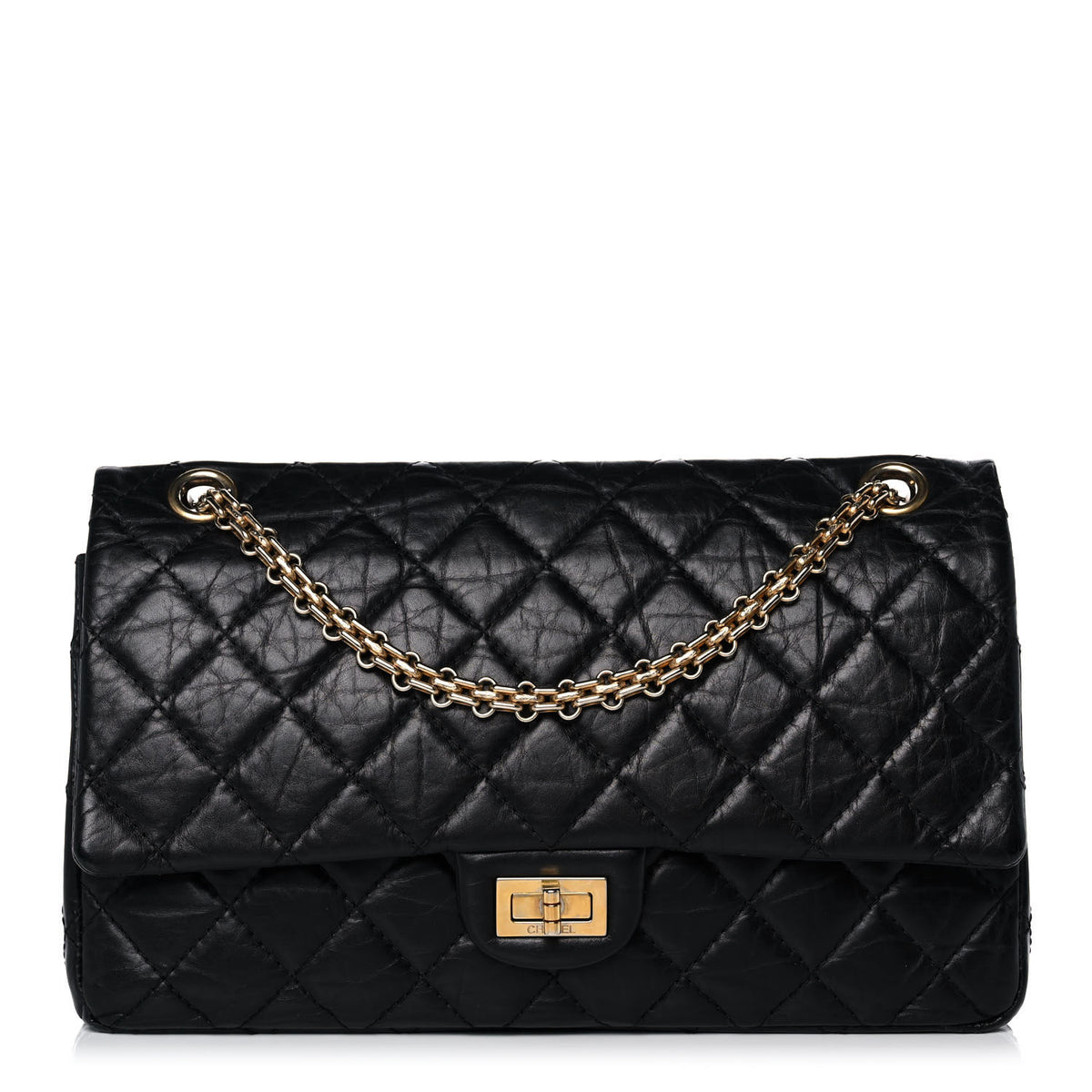 Quilted Flap Black T845