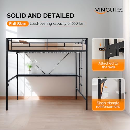 White Twin Loft Bed with Desk and Storage H77654