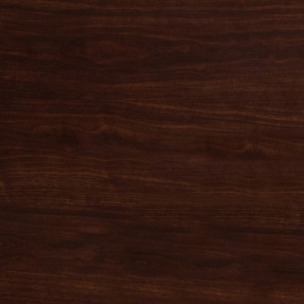 48" Round High-Gloss Walnut Resin Table Top with 2" Thick Drop-Lip N12662