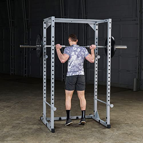 Adjustable Heavy-Duty Steel Power Rack with Chin-Up Bar U199