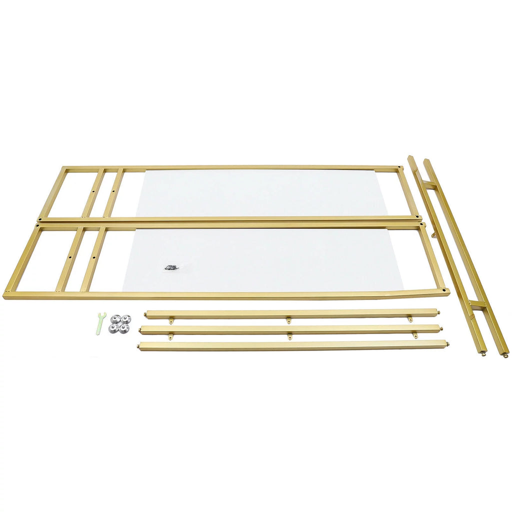 Gold Metal Clothes Rack L789