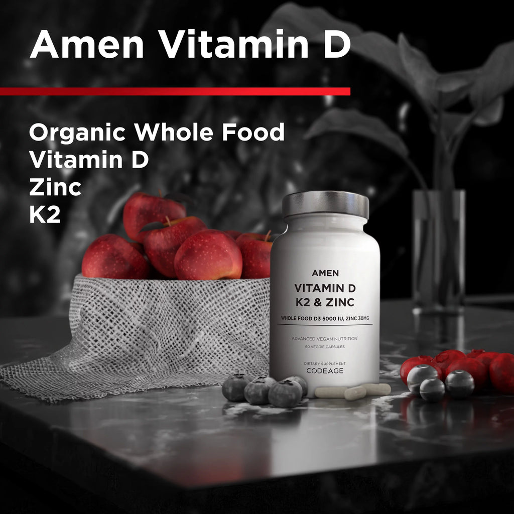 Vitamin D K2 & Zinc 5000 IU 60 ct G845