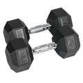 30 Pounds Hexagonal Cast Iron Dumbbell X178689