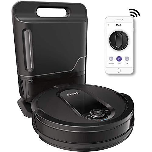Voice Control Robot Vacuum with Home Mapping, Self-Empty Base, Cool Grey R769